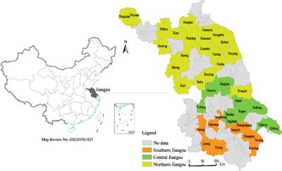 Spatiotemporal evolution and driving factors of the coupling coordination between county land urbanization and grain production: the case of Jiangsu province, China